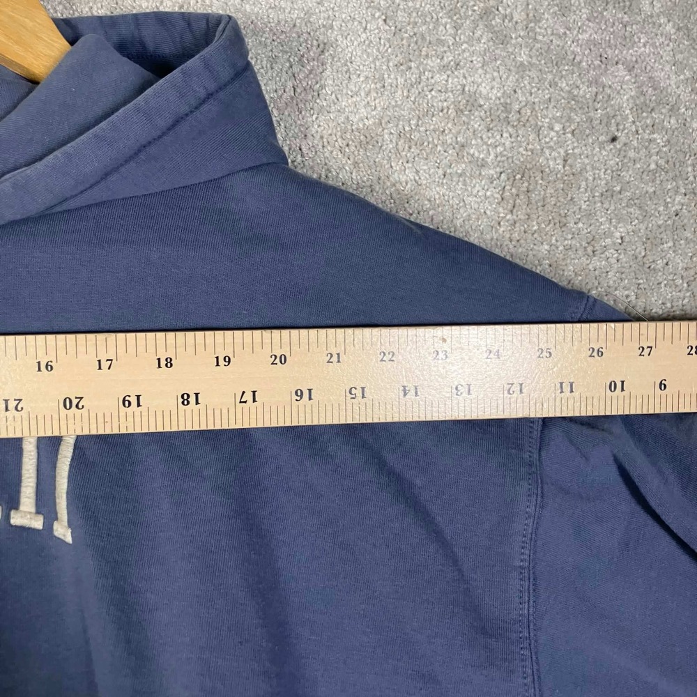 Brandy Melville Hoodie Women One Size Blue Hawaii USA Oversized Sweatshirt - Picture 9 of 12